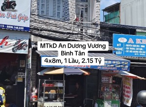 Bán gấp nhà mtkd An Dương Vương, Bình Tân, 2.15 tỷ, 4x8m, 1 lầu