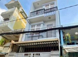 NHÀ 4 TẦNG HẺM VIP DƯƠNG BÁ TRẠC - XE HƠI THÔNG - 75M2 - CHỈ 8.3 TỶ TL - CÁCH MT 30M.