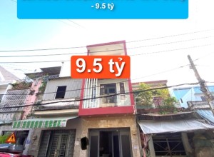 Bán nhà MT khu họ Lê, Q Tân Phú -  4x16m -  3 tầng