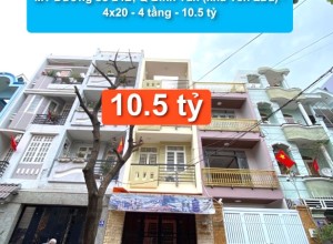 MT Đường số 24B, Q Bình Tân (khu Tên Lửa) -  4x20 -  4 tầng - 10.5 tỷ