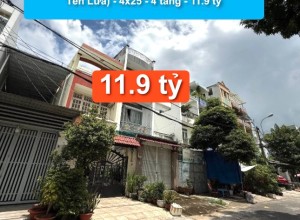 Bán nhà MT Đường số 26,  Q Bình Tân (khu Tên Lửa) -  4x25 -  4 tầng - 11.9 tỷ