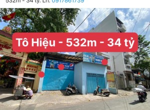 Bán nhà Hẻm 12m Tô Hiệu, Q Tân Phú - 12x45m - 1 tầng - 34tỷ