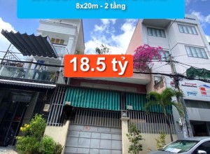Bán nhà MT 12m P Hiệp Tân, Q Tân Phú - 8x20m - 2 tầng