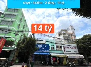 Bán nhà MTKD Đất Mới, Q Bình Tân (ngay chợ) - 4x35m - 3 tầng - 14 tỷ
