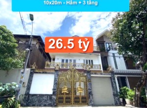 MT Đường số 32, Q Bình Tân (khu Eon Mall) - 10x20m - Hầm + 3 tầng