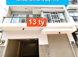 Bán nhà MTNB Đường số, Q Bình Tân (khu Tên Lửa) - 8x12.5m - 4 tầng - 13 tỷ
