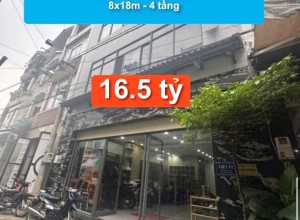 Bán nhà Hẻm 6m Phú Thọ Hoà, Q Tân Phú - 8x18m - 4 tầng