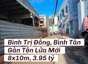 Bán đất Nình Trị Đông, Bình Tân (gần Tên lửa) - 8x10m - 3.95 tỷ