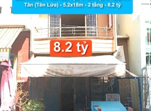 Bán nhà MT Phan Cát Tựu, P An Lạc A, Q Bình Tân (Tên Lửa) - 5.2x18m - 2 tầng - 8.2 tỷ
