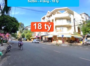 Căn góc 2 MTKD Q Bình Tân (khu Tên Lửa) - 5x20m - 4 tầng - 18 tỷ