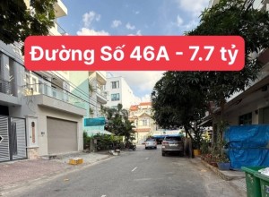 Bán nhà MT Đường số 46A, Q Bình Tân (khu Tên Lửa) - 5x18m - Đất