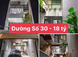 Bán nhà MTNB Đường số 30, Q Bình Tân - 5x20m - 4 tầng - 18.2 tỷ