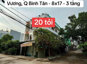 Bán nhà Hẻm 8m An Dương Vương ❤️, Q Bình Tân - 8x17m - 3 tầng - 20 tỷ