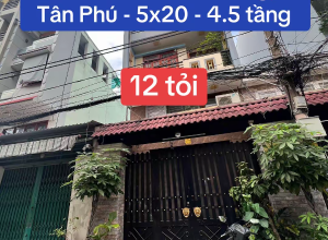 Bán nhà Hẻm 8m Đỗ Thừa Luông ❤️, Q Tân Phú - 5x19.2m - 5 tầng - 12 tỷ