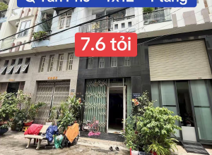 Bán nhà Hẻm 10m Trịnh Đình Trọng ❤️, Q Bình Tân - 4x12m - 5 tầng - 7.6 tỷ