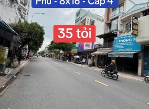 Bán nhà MTKD Trương Vĩnh Ký, Q Tân Phú - 8x16m - 1 tầng - 35 tỷ